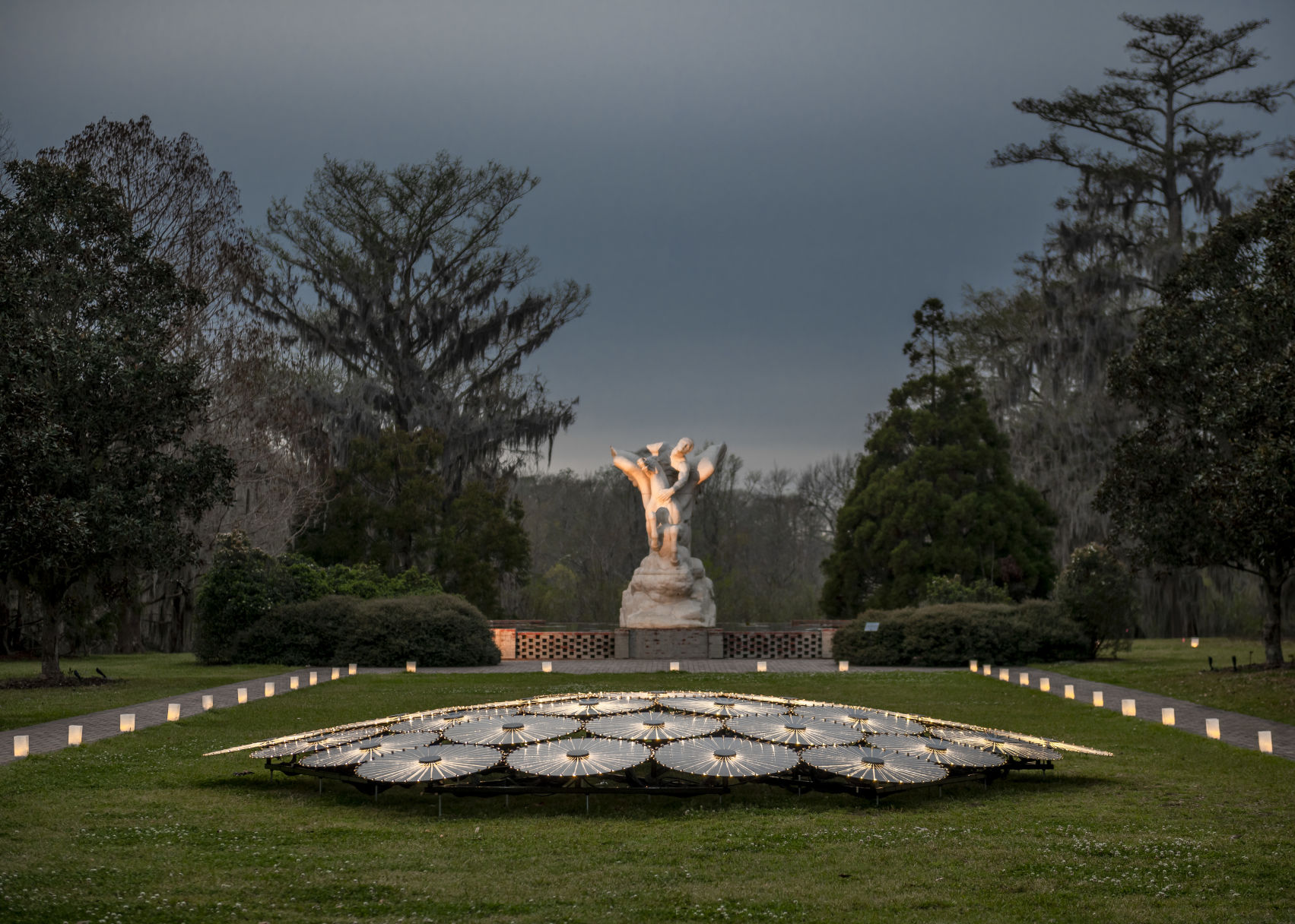Artist Bruce Munro's 'Time and Again' at Brookgreen Gardens
